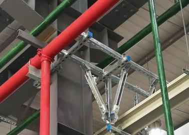 湘乡该抗震支架的整体式支吊架结构协调性好